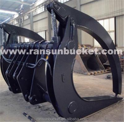 China Q345B Reasonable Material Design NM400 HARDOX500 Loader Root Rake for sale