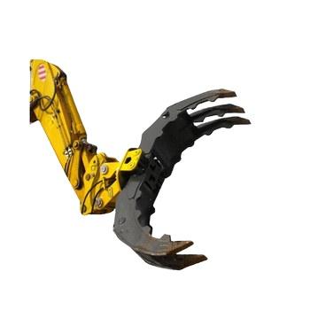 China Hotels Excavator Hydraulic Rotating Log Grapple for sale