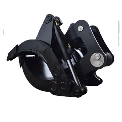 China Widely Used In Ports 5-12ton Excavator Log Hydraulic Grapple Q345B Material for sale