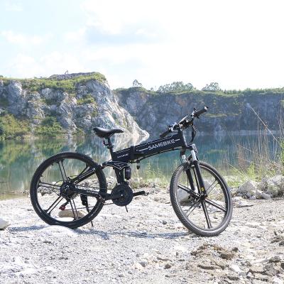 China Aluminum Alloy 1 Year Warranty 26 Inch Folding Electric Mountain Bike Foldable Electric Mountain Bike for sale