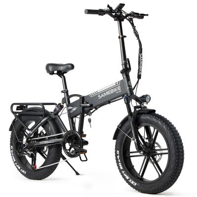 China Aluminum Alloy One Year Warranty Fat Bike SAMEBIKE XWLX09 750w Tire Moped Electric Mountain Bike for sale