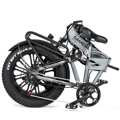 China Wholesale OEM aluminum alloy fat tire folding 750w 48v fat bike ebike max speed power e electric bicycle for sale