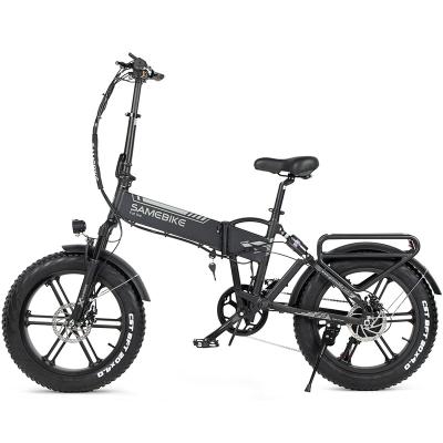 China Aluminum alloy wholesaler aluminum alloy 750 watt fat tire adult electric mountain bike foldable ebike man for sale