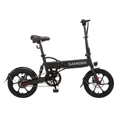 China Original Factory 16inch 350W 36V10AH Aluminum Alloy Mini Ebike Folding Bicycle Foldable Electric Bike for sale