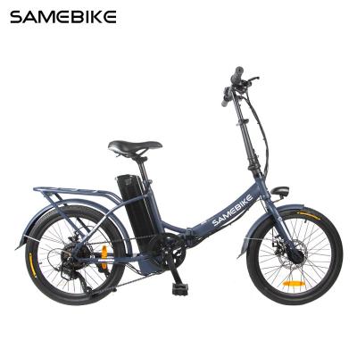 China Factory Aluminum Alloy OEM 20inch 48V8A Lithium Ion Battery Foldable Electric Bicycle Directly Folding Ebike for sale