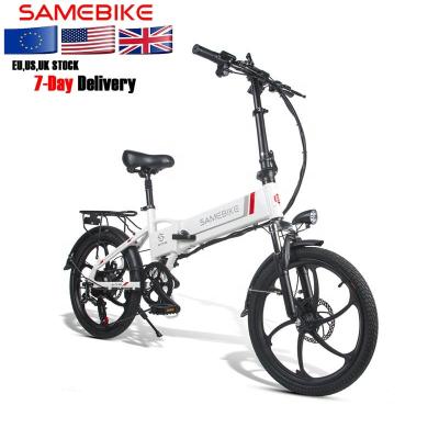 China Warehouse Delivery Multifunctional Aluminum Alloy 350W Battery Long Range Dismountable Electric Urban Bike EU/USA for sale