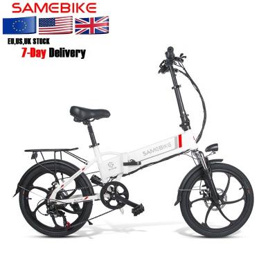 China Multifunctional overseas warranty delivery SMAEBIKE 350w power lithium battery fast city folding e-bike 20LVXD30 for sale