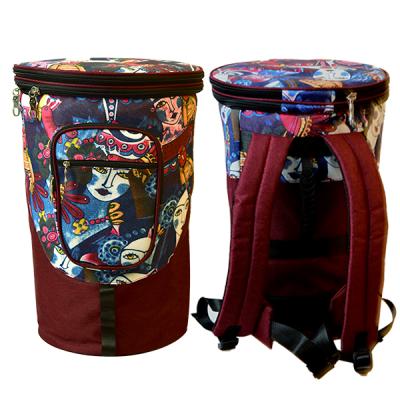 China Fashion Color Matching Low Price 900D Waterproof Oxford 8 10 12 Inch African Drum Bag for sale