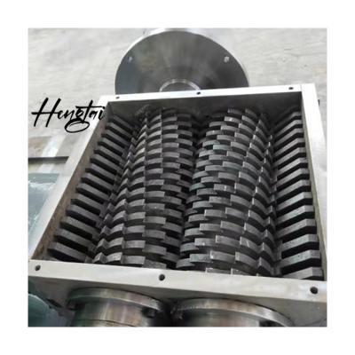 China Hotels Waste Plastic Shredder Box Double Shaft Shredder Chamber Shredder Machine for sale