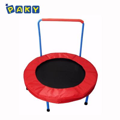 China 150LBS Kids Indoor Mini Fitness Trampoline Bed With Handle for sale