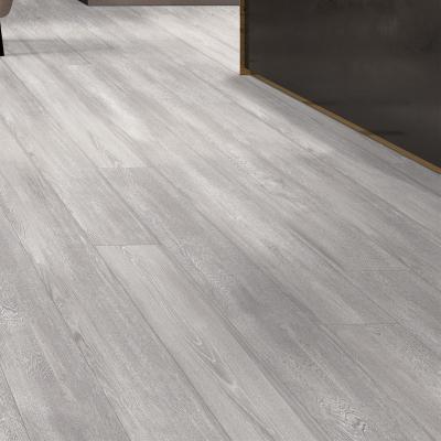 China M4404N Matte Floor Wood Waterproof Traditional Popular Price 7mm White Gray Cheap Laminate Flooring for sale