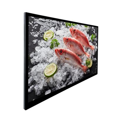 China Smart Split Screen Factory Sale 43 Inch Indoor Digital Signage Wall Mount LCD Screen Android Interactive Wifi in Media Player Advertising Display for sale