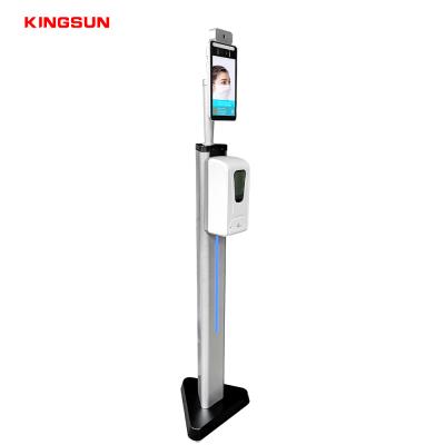 China Body Temperature Integrated Measurement Device Face Recognition Camera Visitor Thermal Management System for sale