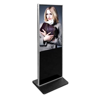 China Indoor Shopping Mall 43 55 Inch Floor Standing Touch Screen Kiosk Self Information Kiosk Indoor Advertising Players for sale