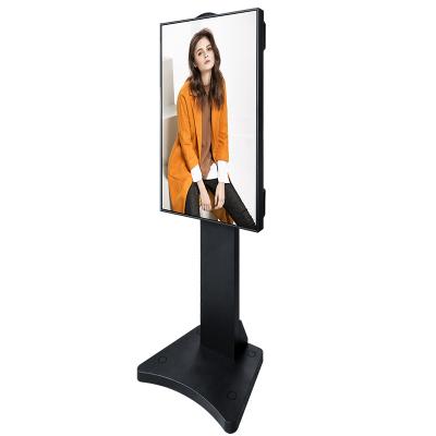 China Store Mall 43 Inch 2500 Nits High Brightness LCD Screen Floor Standing Store Front Digital Signage Android Store Window Advertising Display for sale