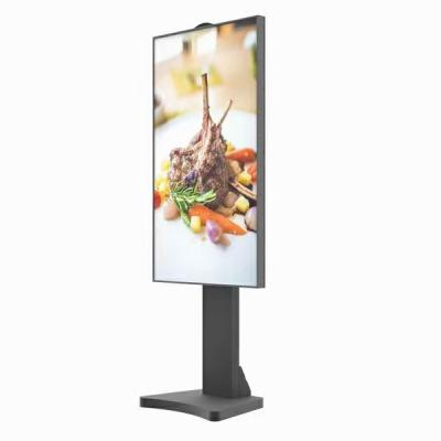 China Store Mall 43 Inch Store Window Advertising Display Ceiling Mount Android OS Retail Window Advertising Screen LCD Digital Signage for sale