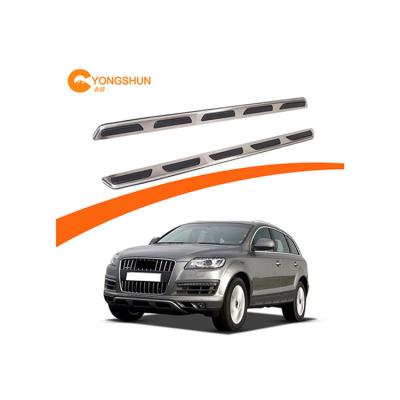 China Luxury Best Quality Silver Car Parts Running Board Side Step For Audi Q7 2007-2015 for sale