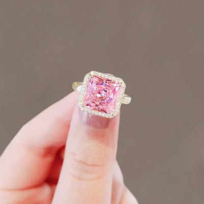 China Fashion Size Exquisite Charm Women's Crystal Zircon Ring Wedding Party for sale