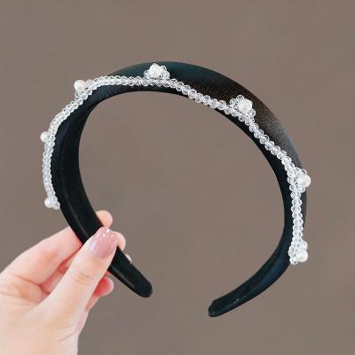 China Fashion Ladies Girls Nylon Luxury Custom Headband Accessories Hairband Elastic Headband LY2470 for sale