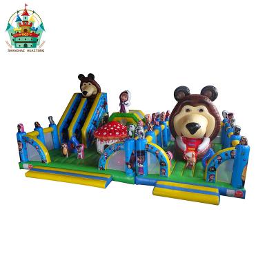 China Amusement Park Attractive Outdoor Bouncer Bouncy Castle Inflatable Games For Kids for sale