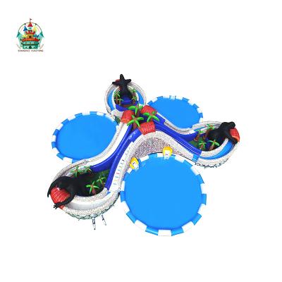 China Large Beach Water Entertainment Water Park Commercial Floating Inflatable Water Park Business Water Park for sale