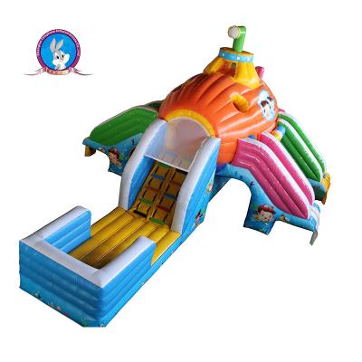 China Portable Submersible Inflatable Inflatable Pool Game Equipment Amusement Water Park Water Slide On Land for sale