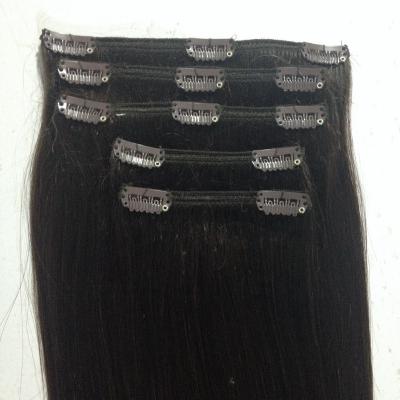 China Juancheng Silky Straight Indian Remy Wave Hair Maker Clip In Hair Extension for sale