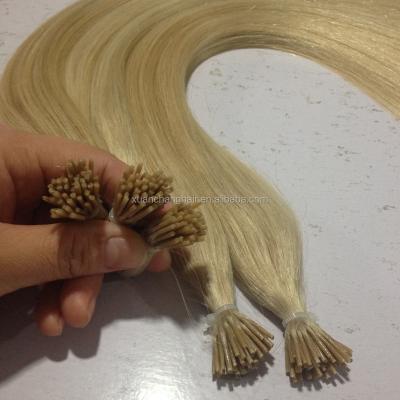 China Factory Price Silky Straight Straight Double Wave Ends I Tip Thick Hair Pulled for sale