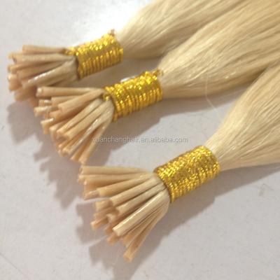 China India Hair 20inch 1g Stick Tip Hair Extensions 100% Keratin I Tip Hair Extension for sale