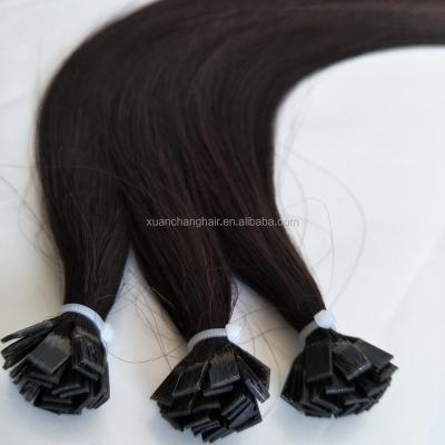 China 100% Prebonded Keratin Flat-Tip Hair Extension Brazilian Virgin Hair Brazilian Hair for sale