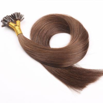 China India silky straight remy virgin hair flat tip hair extensions factory price for sale