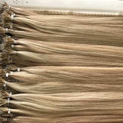 China 2018 Hot Selling Popular Silky Straight Wholesale Price Brazilian Virgin Remy Hair Nano Wave Ring Hair Extensions For Salon for sale