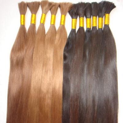 China Cheap Natural Brazilian Remy Human Hair Bulk Natural Wave Blonde Color for sale