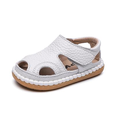 China New lightweight summer sports and cute and interesting children's genuine leather shoes lightweight non-slip leisure beach foot protection for sale