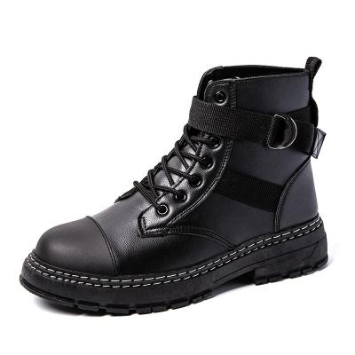 China 2021 Hot Selling Amazon Fashion PU Martin Boots Outdoor Men's Waterproof Wholesale And Retail Sports Shoes for sale