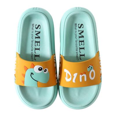 China Anti-Smell Couple Cartoon Dinosaur Slippers Female Summer Household Indoor Home Bathroom Bathing Non-slip External Wear Sandals Slippers for sale