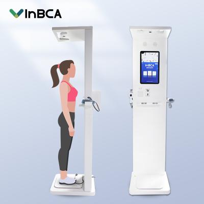 China 2021 Newest BIM /Body Temperature /Blood Oxygen Healthcare Kiosk Body Fat Composition Analyzer With A4 Printing For Hospital Use for sale