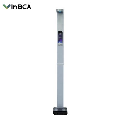 China Electric BMI Height and Weight Body Check Weighing Machine Weight Height Scale for Gym, Fitness, Pharmacy, Social Central Use for sale