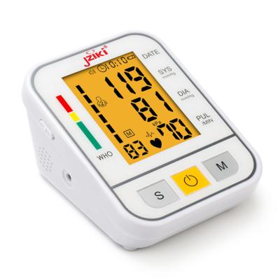 China 99 momeries Acrylic Intelligent Automatic Digital Arm Blood Pressure Monitor for sale