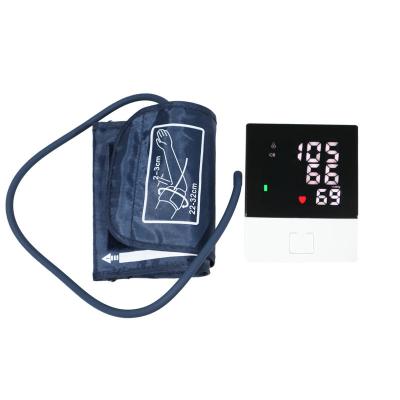 China Digital Wrist Blood Pressure Monitor Pulse Rate Heart Beat Rate Meter Device Medical Equipment Acrylic Tonometer BP Sphygmomanometer for sale