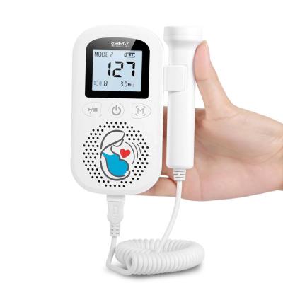 China Portable Home Care Acrylic Ultrasound Doppler Fetal Monitor for sale