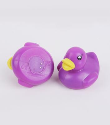 China PVC Free LED Flashing Bath Ducks TPE Material , Bath Time Toys For Toddlers  for sale