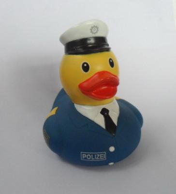 China Polizei/Salor belasteten Gummi-Enten-Handmalerei mit nicht giftigem Vinyl zu verkaufen