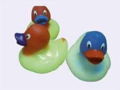 China Babyparty-Gummifarbändernde Enten mit Wassertemperaturfühler zu verkaufen