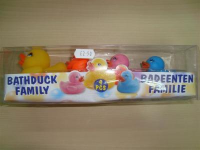 China 4 Light Up Bath Ducks Illuminating Color Changing ATBC-PVC rubber material for sale