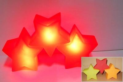 China Luminous LED Flashing Star / Light Up Flowers Toy Non Phthalates Tea Light for sale