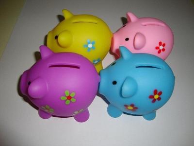 China Childrens Money Boxes Piggy Banks , Pig Money Box For Saving Notes for sale