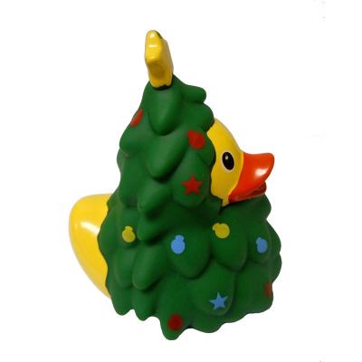 China Harmless Mini Yellow Rubber Ducks For Toddlers, Novelty Rubber Duck Christmas Tree  for sale