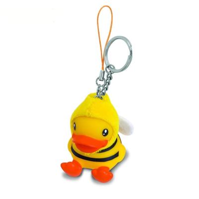 중국 튼튼한 일본의 애니메이션 숫자 3d 플라스틱 소형 오리 Keychains PVC 고무 물자 OEM 판매용