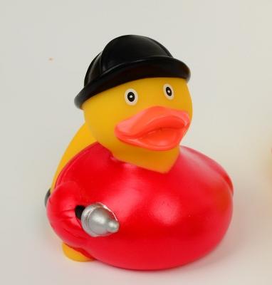 Cina Anatre di gomma del vigile del fuoco del pompiere le mini/bagno di gomma personale promozionale Ducks  in vendita